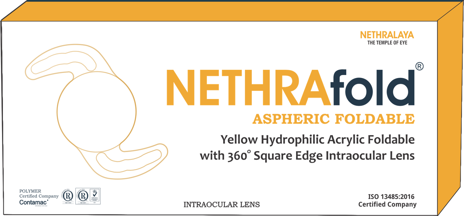 NETHRAfold Yellow IOL